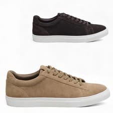 Image of Antique Rogue Men’s Gibbs Suede Leather Walking Trainer Casual Sneaker Shoes