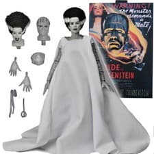 Image of NECA Bride of Frankenstein Universal Monster Black White Ultimate 7" Figure