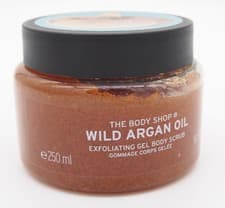 Image of (A) The Body Shop WILD ARGAN OIL Exfoliating Gel Body Scrub 9oz 250ml New