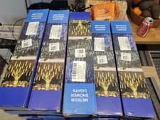Image of Meteor Shower Lights 30cm LED Waterproof Blue Christmas Lights with 10 Tubes