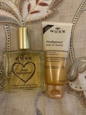 Image of Nuxe Prodigeuse Huile 100ml And Shower Gel 100ml Brand New