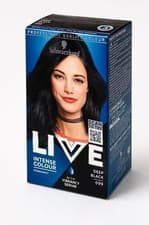 Image of Schwarzkopf LIVE Intense Colour 099 Deep Black Permanent Hair Dye