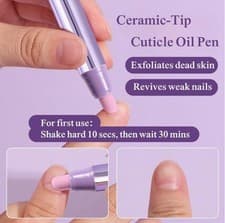 Image of 3-in-1 Nail Essence Pen Cuticle Oil Repair Dead Skin Remover Nail Care