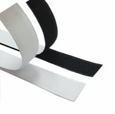 Image of Hook and Loop Heavy Duty Stick On Self Adhesive Tape Widths 16mm 20mm 25mm 50mm