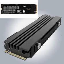Image of WD BLACK SN850X 4TB M.2 NVMe SSD For Sony PS5 PC Laptop Computers + Heatsink