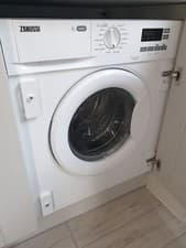 Image of Zanussi Z712W43BI Integrated Washing Machine - White 7kg Flextime 1200rpm ITALY