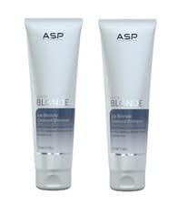 Image of ASP System Blonde Ice Blonde Charcoal Shampoo 275ml Pack of 2