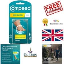 Image of Foot Care - Compeed Corn Plasters 10 Count Hydrocolloid for Pain Relief
