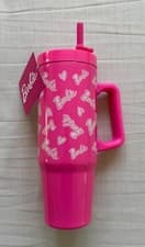 Image of NEW Barbie Insulated Travel Mug & Straw - 900ml - Stainless Steel