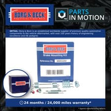 Image of Hand Brake Shoe Fitting Kit fits MERCEDES C220 Rear 2.1D 2.2D 2007 on B&B New