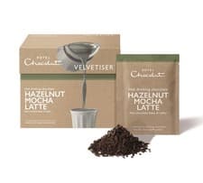 Image of Hotel Chocolat Hazelnut Mocha Latte Hot Chocolate Sachets Luxury Chocolate