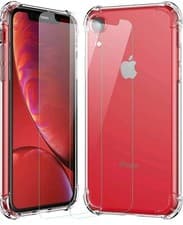 Image of iPhone XR Case with 2 Pack Tempered Glass Screen Protector 6.1 inch Clear