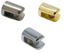 Image of Shelf Support Brackets Glass Small Shelves Support Chrome Plated Brackets 2/4/8
