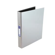 Image of Oxford 25mm 2 O-Ring Binder A4 Plus Metallic Silver 400017759