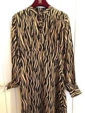 Image of Barbour Holkham Midi Dress - Size 8 (XS) - Colour Lt Multi Print - Brand New