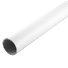 Image of Univolt PVC Round Conduit Heavy Gauge 20MM & 25MM 1MT/3MT Lengths Black & White