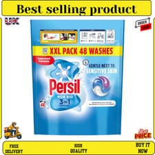 Image of Persil Non Bio 3 in 1 Washing Capsules Laundry Capsules Gentle Next to Sensitive