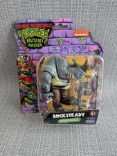 Image of Teenage Mutant Ninja Turtles Mutant Mayhem Action Figure Rocksteady the Muscle
