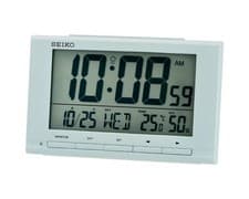 Image of Seiko Digital Alarm Clock Pale Blue QHL090L RRP £35.00