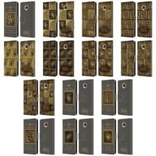 Image of HBO GAME OF THRONES GOLDEN SIGILS LEATHER BOOK WALLET CASE FOR MOTOROLA PHONES 2