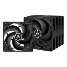 Image of Arctic P12 Pressure Optimised 12cm Case Fans (5 Pack) 3 Pin, Fluid Dynamic