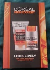 Image of L'Oreal Paris Men Expert Gift Set for Men Look Lively Anti-Fatigue Skin Duo.