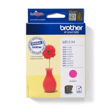 Image of Genuine Brother LC121 Magenta Ink Cartridge