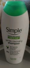 Image of Simple Gentle Cleansing Shampoo 400ml Sensitive Scalp Vitamin B5 Chamomile 2Pack
