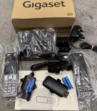 Image of Gigaset Family Plus A Cordless Phone, Twin Handset with Answer Machine