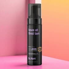 Image of Self Tan Mousse B.TAN Love At First Tan Darker Violet Base Fake Tanning 200ml