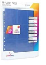 Image of GAMEGENIC SIDELOADING 18-POCKET PAGES 10 SLEEVES BLUE