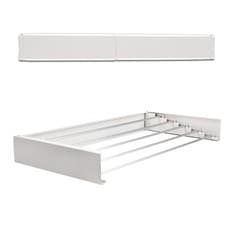 Image of 100CM Wall Mounted Airer Towel Drying Rack Extendable Folding Clothes Dryer UK