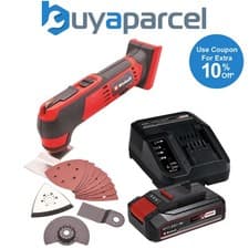 Image of Einhell 18v Multi Tool TE-MG 18 Li-Solo Power X-Change 4465195 + 2.5ah Battery