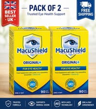 Image of 2XOriginal MacuShield Original Plus Capsules 90 Day Pack, Eye Health Supplements