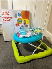 Image of Bright Starts Giggling Safari Bay Walker New With Box
