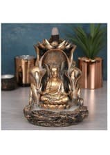 Image of Bronze Effect Buddha Backflow Burner