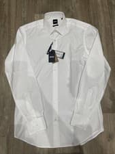 Image of Hugo Boss Eliott White Shirt Regular Fit Long Sleeve