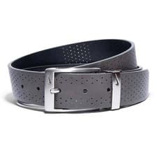 Image of Nike Men Perforated Reversible w/Ultralight Buckle Golf Belt Gray/Black - 24 NEW