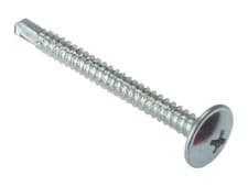 Image of Forgefix Baypole Self-Drill Screw Phillips Wafer Head ZP 4.8 x 100mm Box 100