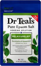 Image of Dr Teal's Eucalyptus Epsom Salts - 3lb Relaxing Soak for Body & Mind