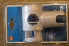 Image of B&Q WHITE SHOWER HEAD HOLDER WITH RISER RAIL ATTACHMENT