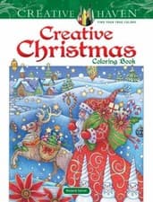 Image of Creative Haven Creative Christmas Coloring Book by Marjorie Sarnat