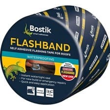 Image of Bostik Flashband Original 10m x 225mm Grey Waterproof Flashing Tape Seal