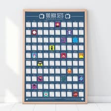 Image of Bucket List Scratch Poster - 100 Box Sets