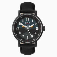 Image of Gents Easy Read Pilot Style Watch with Black Case & Dial by Limit Model 5972