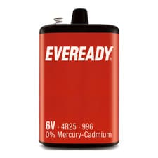 Image of Eveready PJ996 Battery 6V Super Heavy Duty Lantern Torch Zinc Chloride Power
