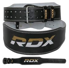 Image of RDX Weight lifting Belt large, Leather Gym Belt for Bodybuilding & Training
