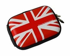 Image of Croco® RED Union Jack Flag MED Hard Case for P@ L@ DMC-ZS3 DMC-ZS8