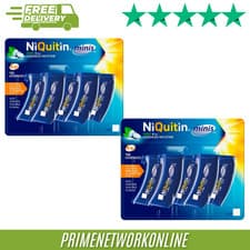 Image of 2x - NiQuitin Minis Mint 4mg Lozenges – (2 x 100 Pack) 100% ORIGINAL ⭐⭐⭐⭐⭐