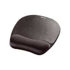 Image of Fellowes Wrist Rest and Mousepad Memory Foam Black (9176501)